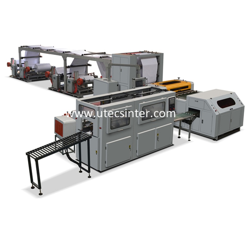 Autec Rice Sheeter Machine UTHQ1000A4 Automatic A3 A4 Sheeting Machine