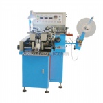 US3400 Automatic Textile Wash Care Label Cutting and Double Side Folding Center Folding Machine