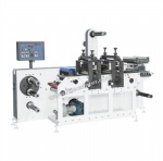USK320D2T Máquina de troquelado rotativo y corte longitudinal de doble estación
